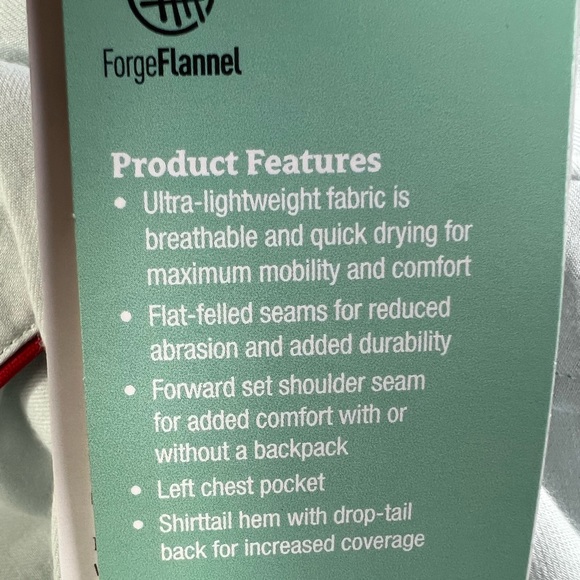 🎯NWT Marmot Seaside Ultra Lightweight Flannel Shirt Size XS - Picture 6 of 11